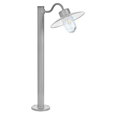 Stallampa BELCOUR - Modell 3, utebelysning kort stolpe