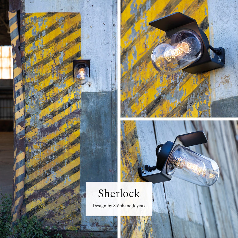 Sherlock - modern utebelysning i industriell design med hög skyddsklasss
