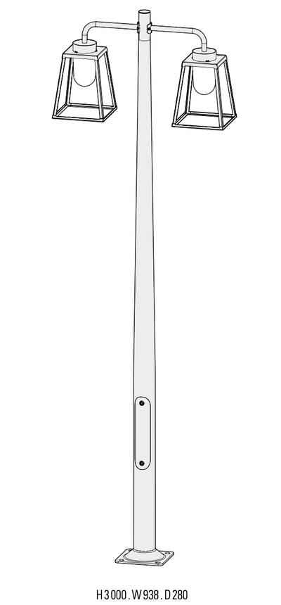 LAMPIOK 2 - Modell 5, lyktstolpe
