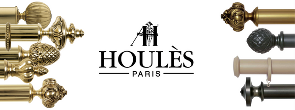 Måttbeställda gardinstänger - Houles Paris - Hos Alegni Design Interiors