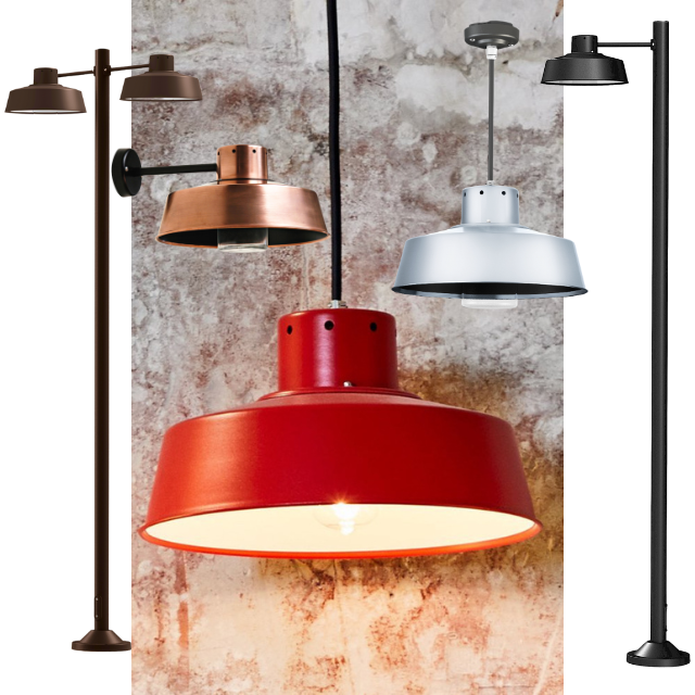 Moderna utebelysningar - FAKTORY -  Industriell design - Taklampa