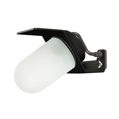 Fasadlampa i modern design - Kollektion SHERLOCK XL, mod 3 i svart