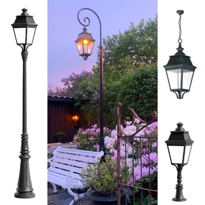 Klassiska utebelysningar - AVENUE 3 - Stora modeller