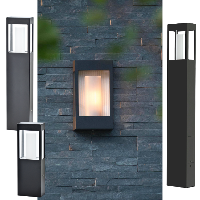 Modern utebelysning i stilren design - BRICK