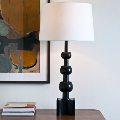 HARDWICK bordslampa med skärm - Vaughan Designs - Brons